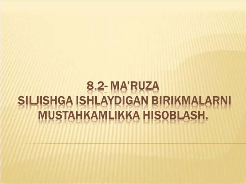 Parchin mixli birikmalar hisobi 1