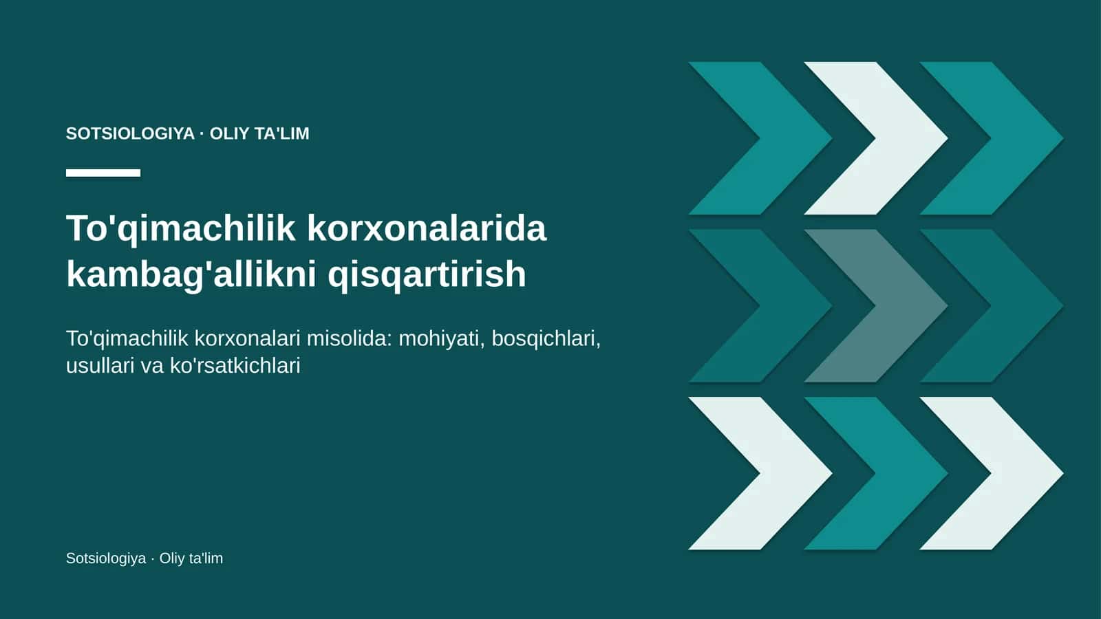 to'qimachilik korxonalarida kambag'allikni qisqartirish 6671 1