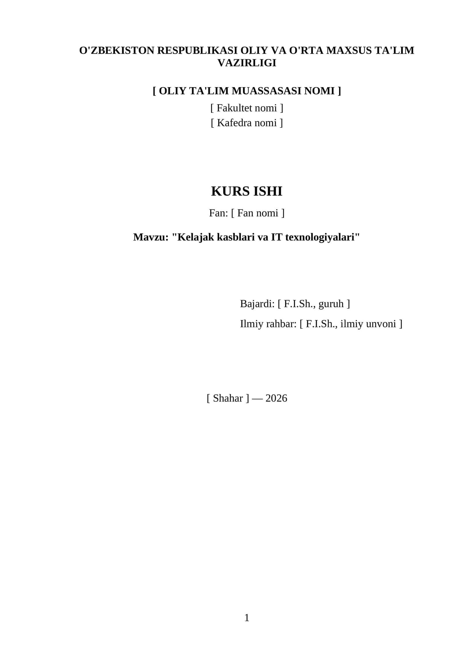 kurs ishi 1