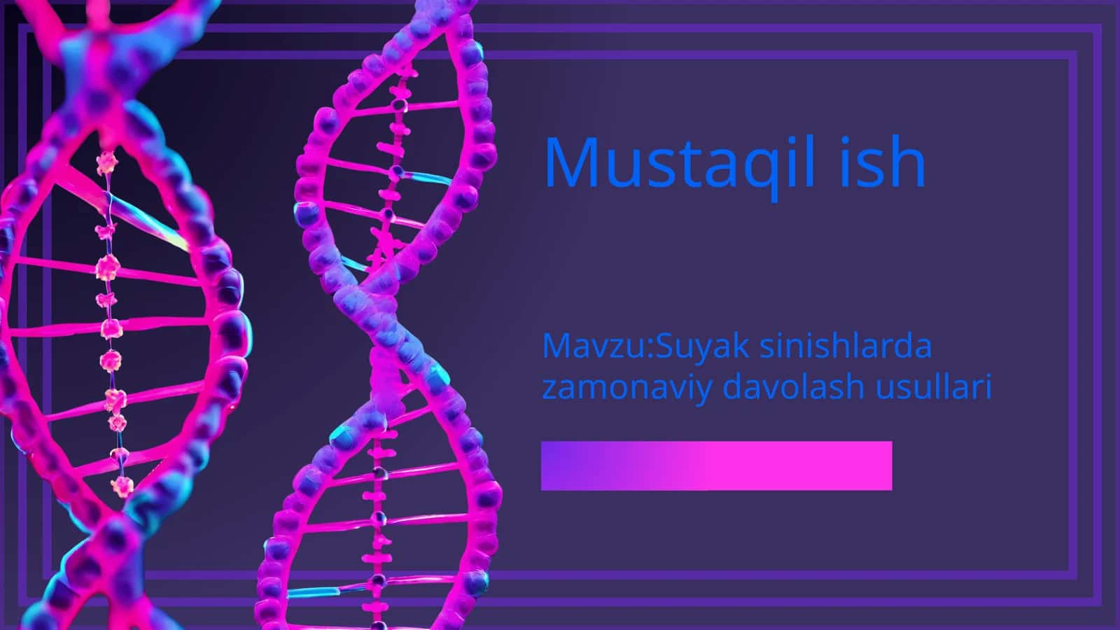 Suyak sinishida zamonaviy davolash usullari 1