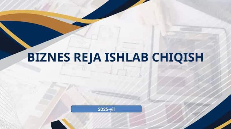 BIZNES REJA ISHLAB CHIQISH 1