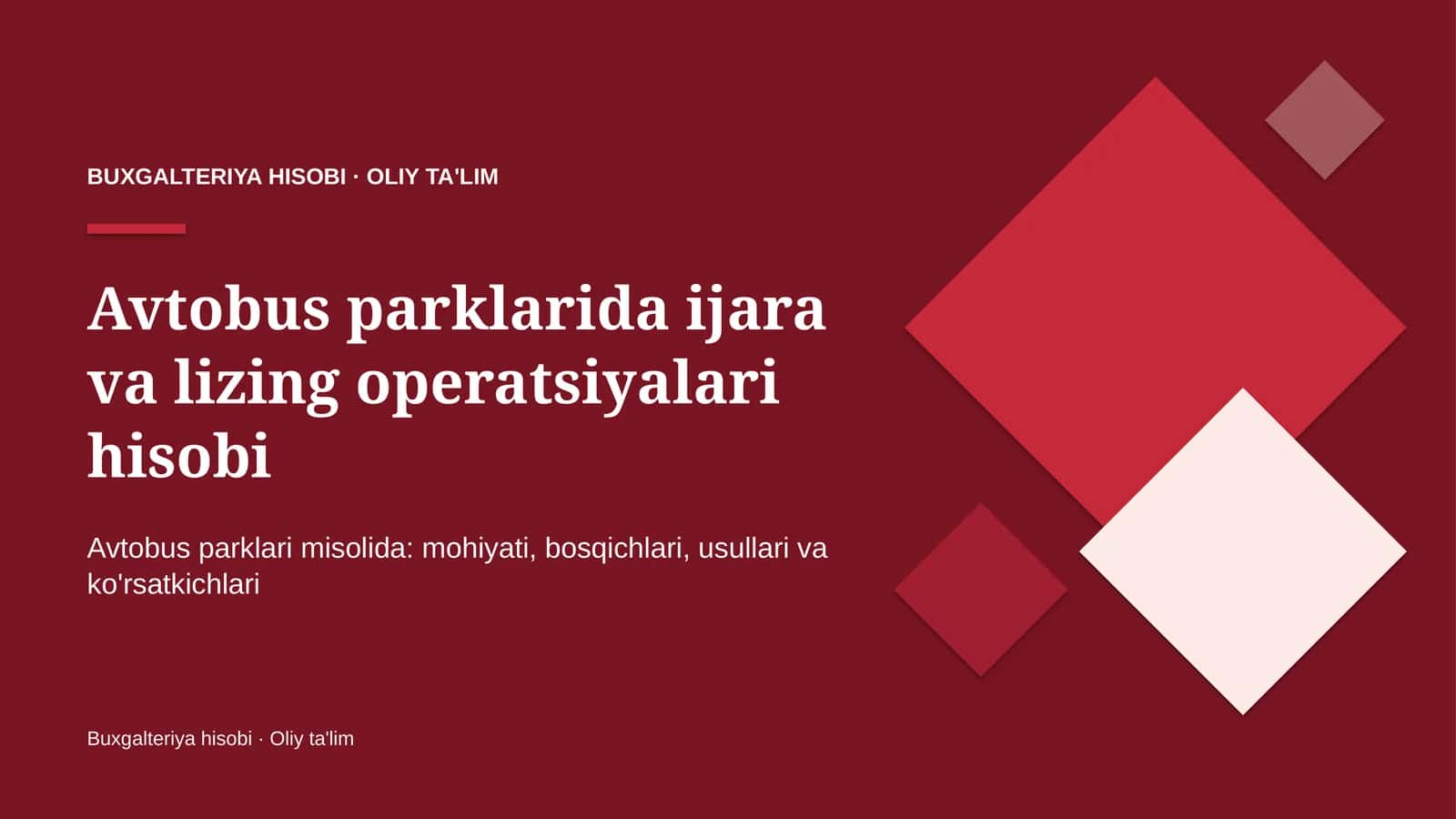 avtobus parklarida ijara va lizing operatsiyalari hisobi 5914 1