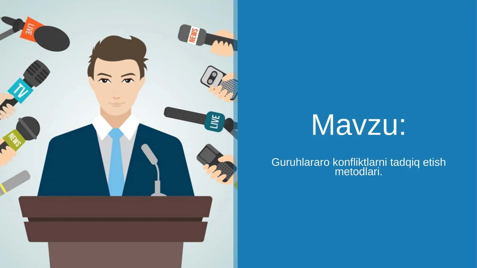 Guruhlararo konfliktlarni tadqiq etish metodlari. 1
