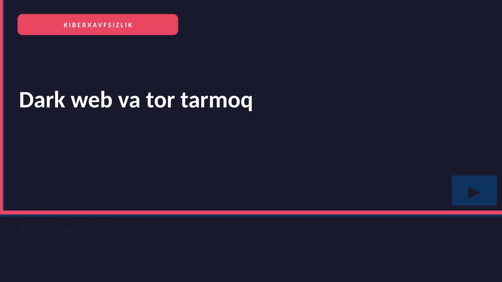 KIBERXAVFSIZLIK 1
