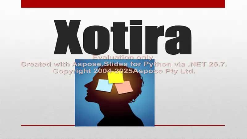 Xotira haqida taqdimot 1