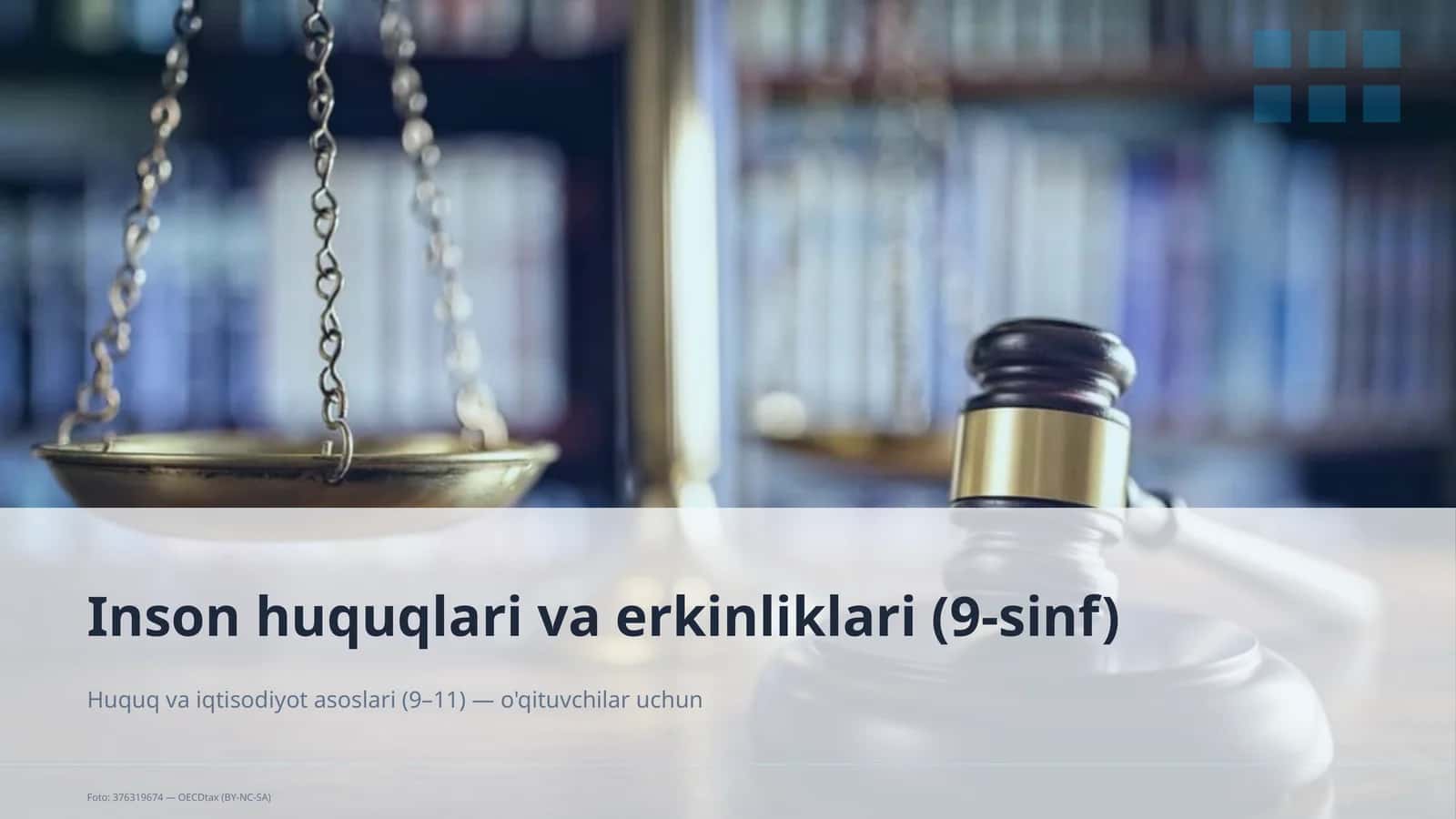 Inson huquqlari va erkinliklari (9-sinf) 1