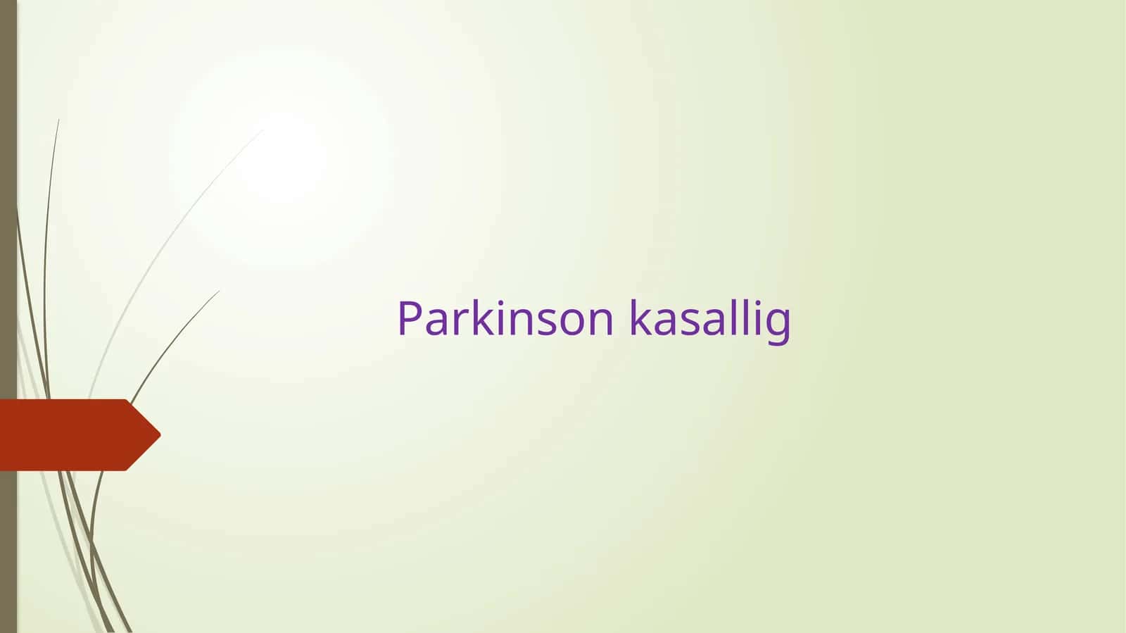 Parkinson kasalligi 1