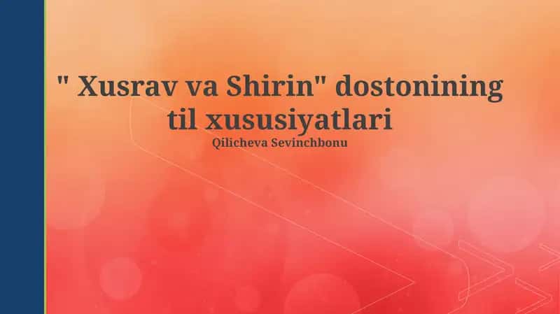 Xusrav va Shirin 1