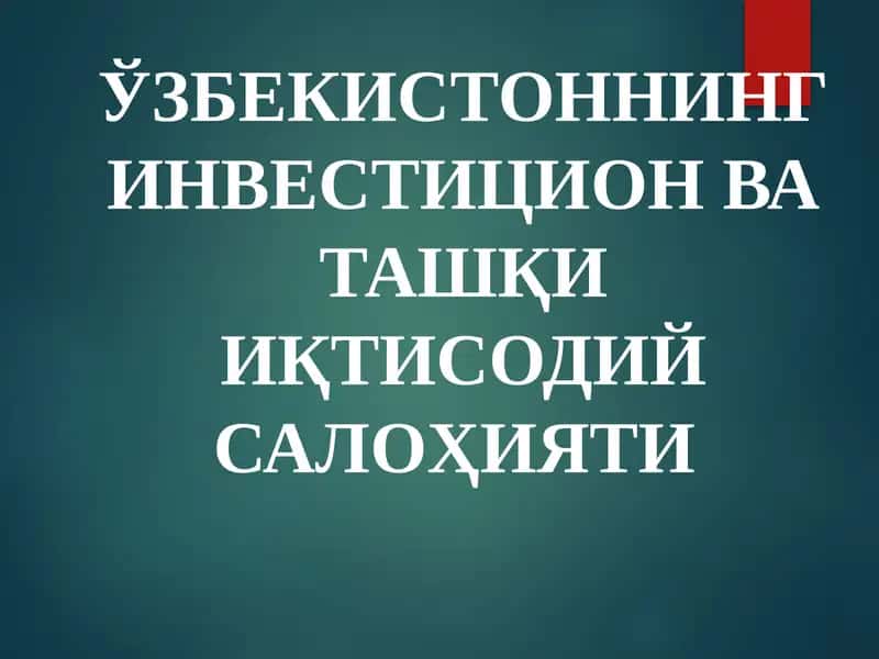 ИНВЕСТИЦИЯ 1