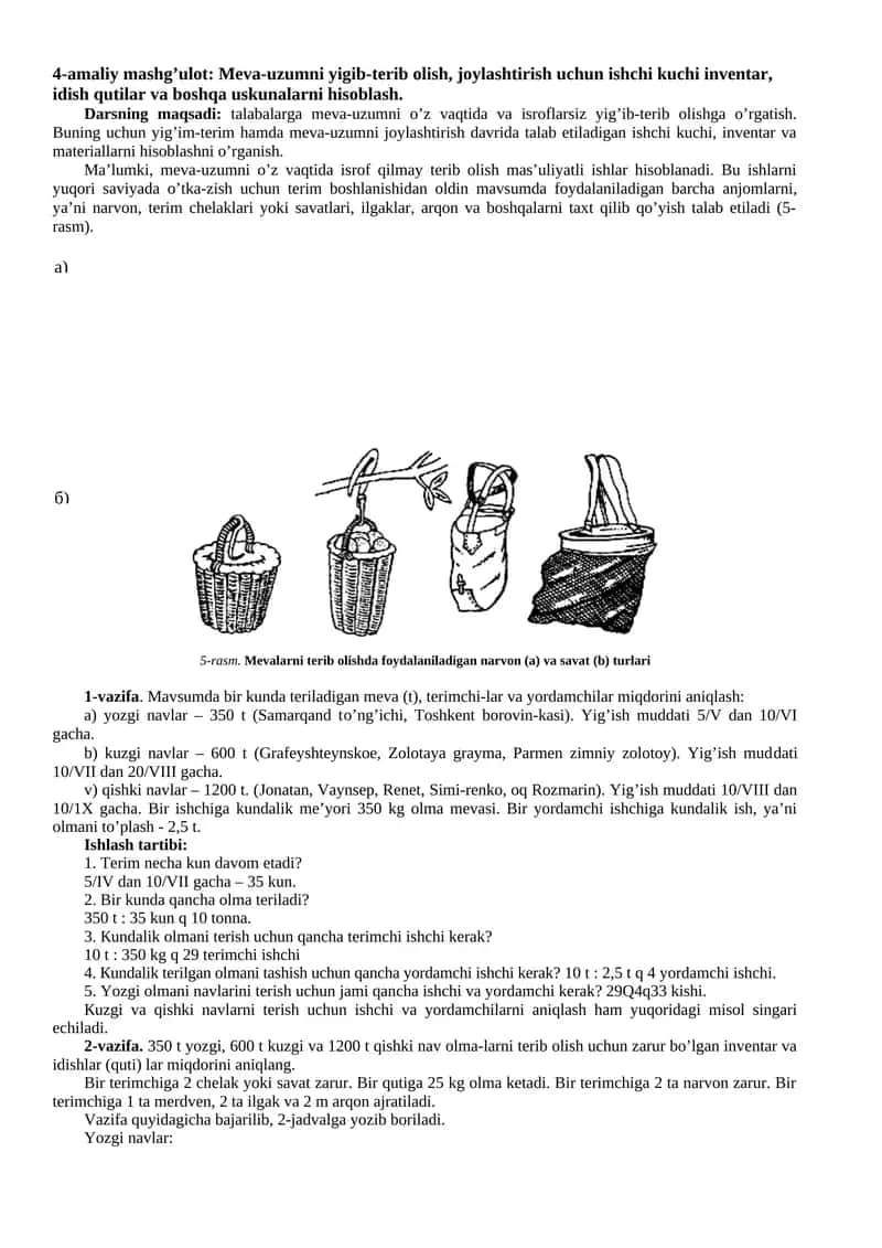 Meva-uzumni yigib-terib olish 1