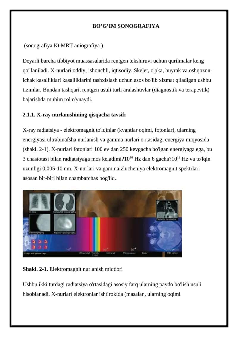 BO’G’IM SONOGRAFIYA 1