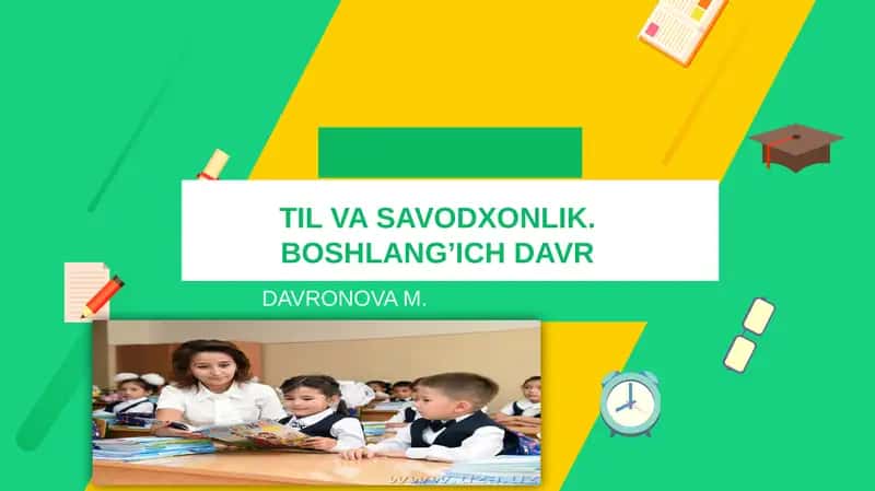 TIL VA SAVODXONLIK 1