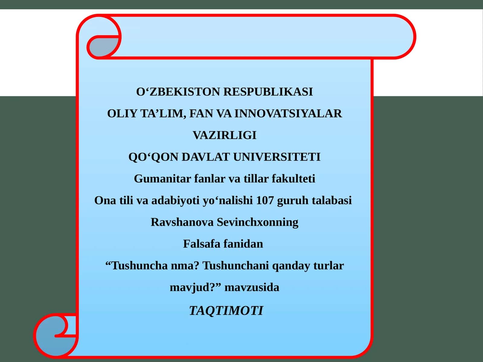 Tushunchaning mohiyati va turlari 1