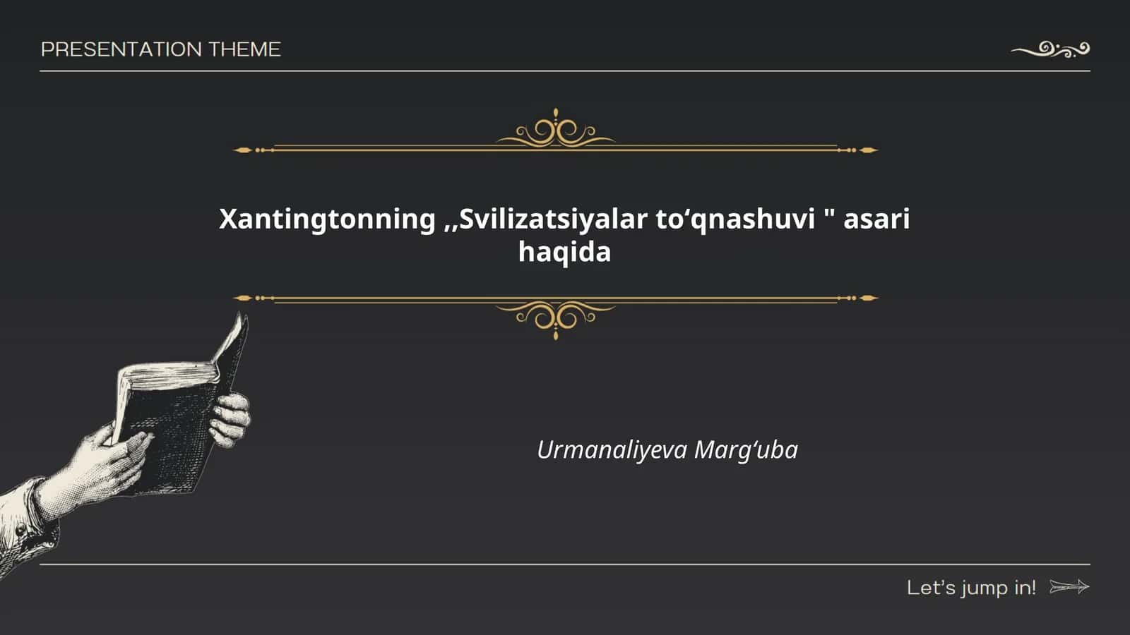 "Sivilizatsiyalar toʻqnashuvi" 1