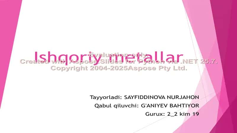 Ishqoriy metallar 1