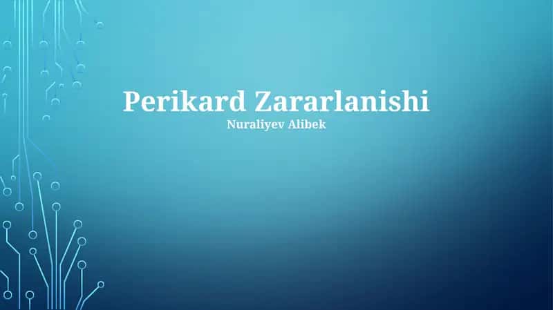 Perikard Zararlanishi 1