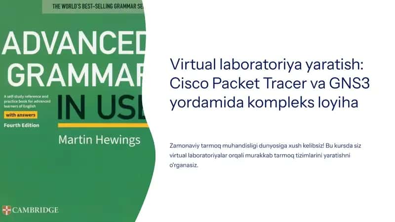 Virtual laboratoriya yaratish: Cisco Packet Tracer va GNS3 yordamida kompleks loyiha 1