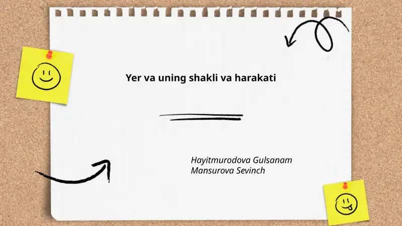 Yer va uning shakli va harakati 1