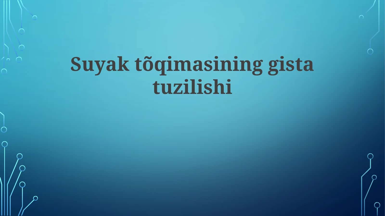 Suyaktõqimasininggistatuzilishi 1