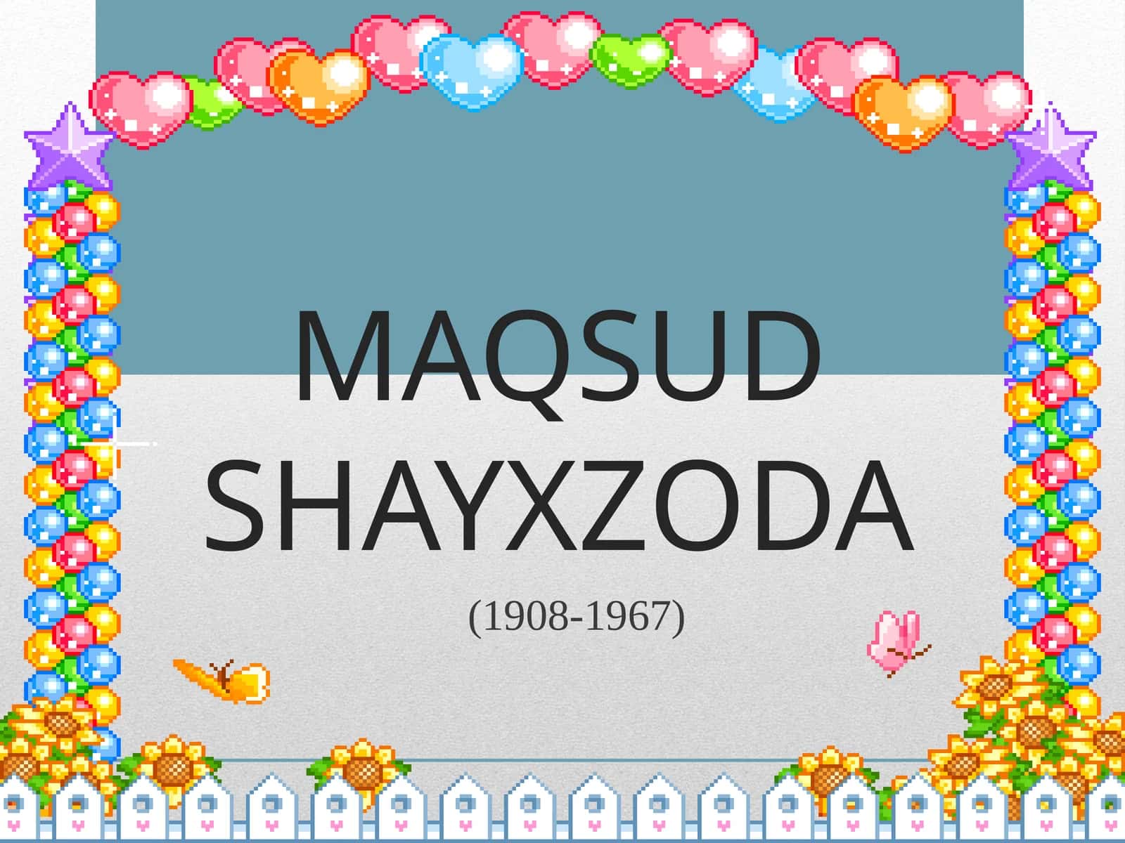 MAQSUD SHAYXZODA 1