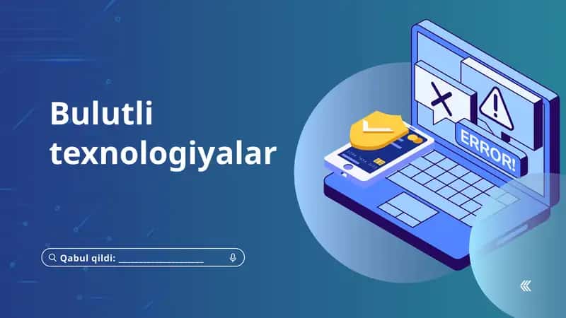 Bulutli texnologiyalar 1