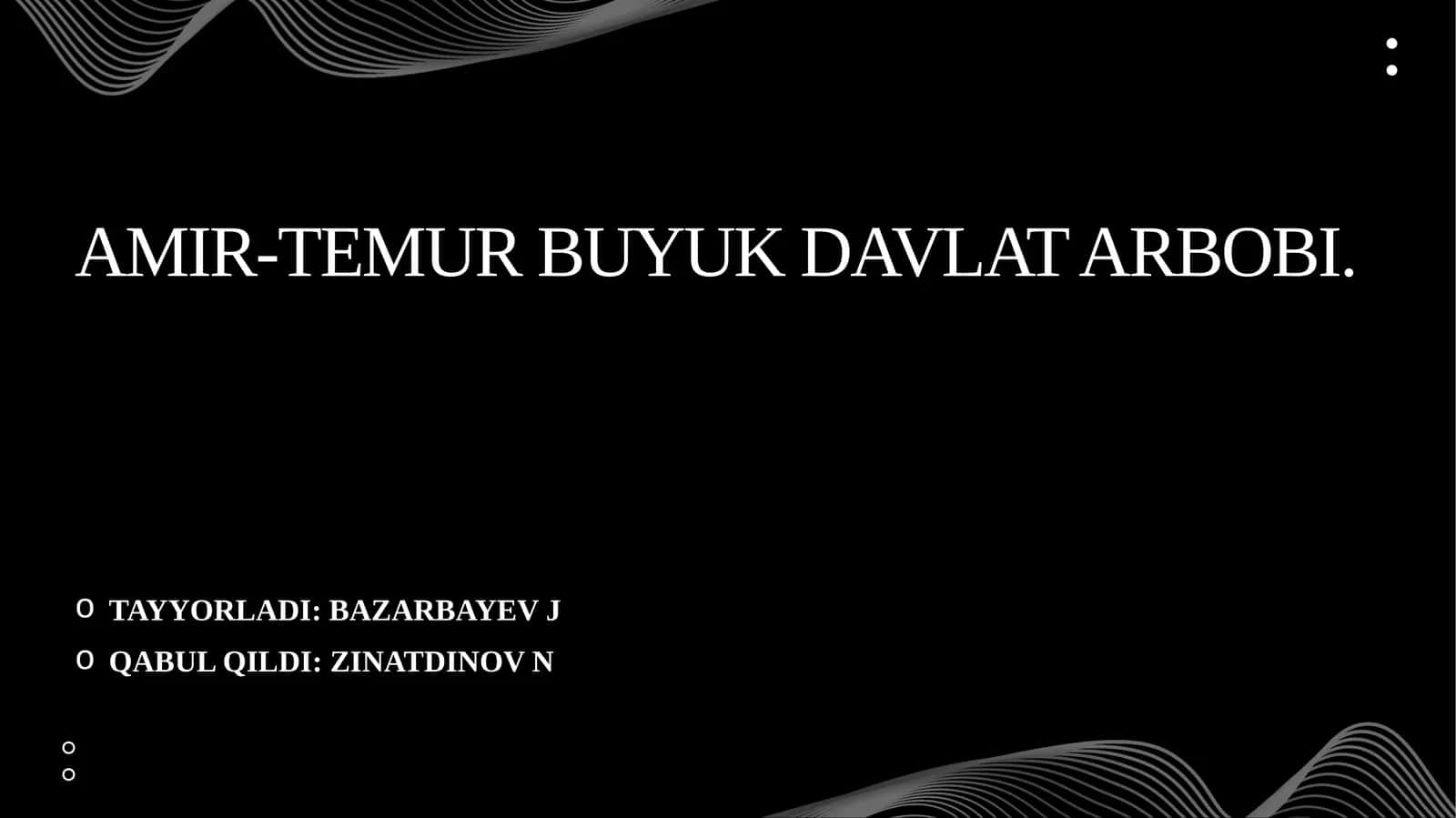 Amir Temur buyuk davlat arbobi 1