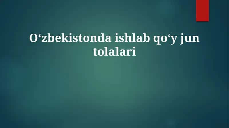 Oʻzbekistondaishlabqoʻyjuntolalari 1