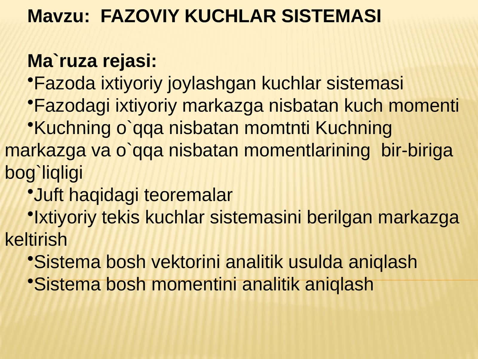 FAZOVIY KUCHLAR SISTEMASI 1
