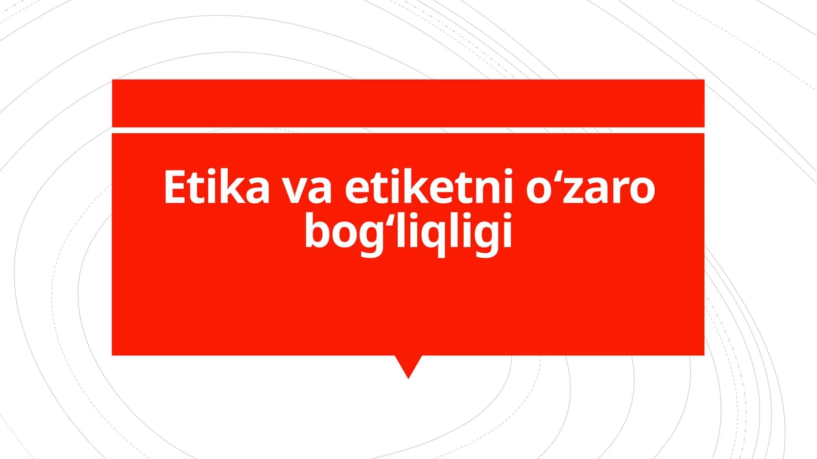 Etikavaetiketnioʻzarobog‘liqligi 1
