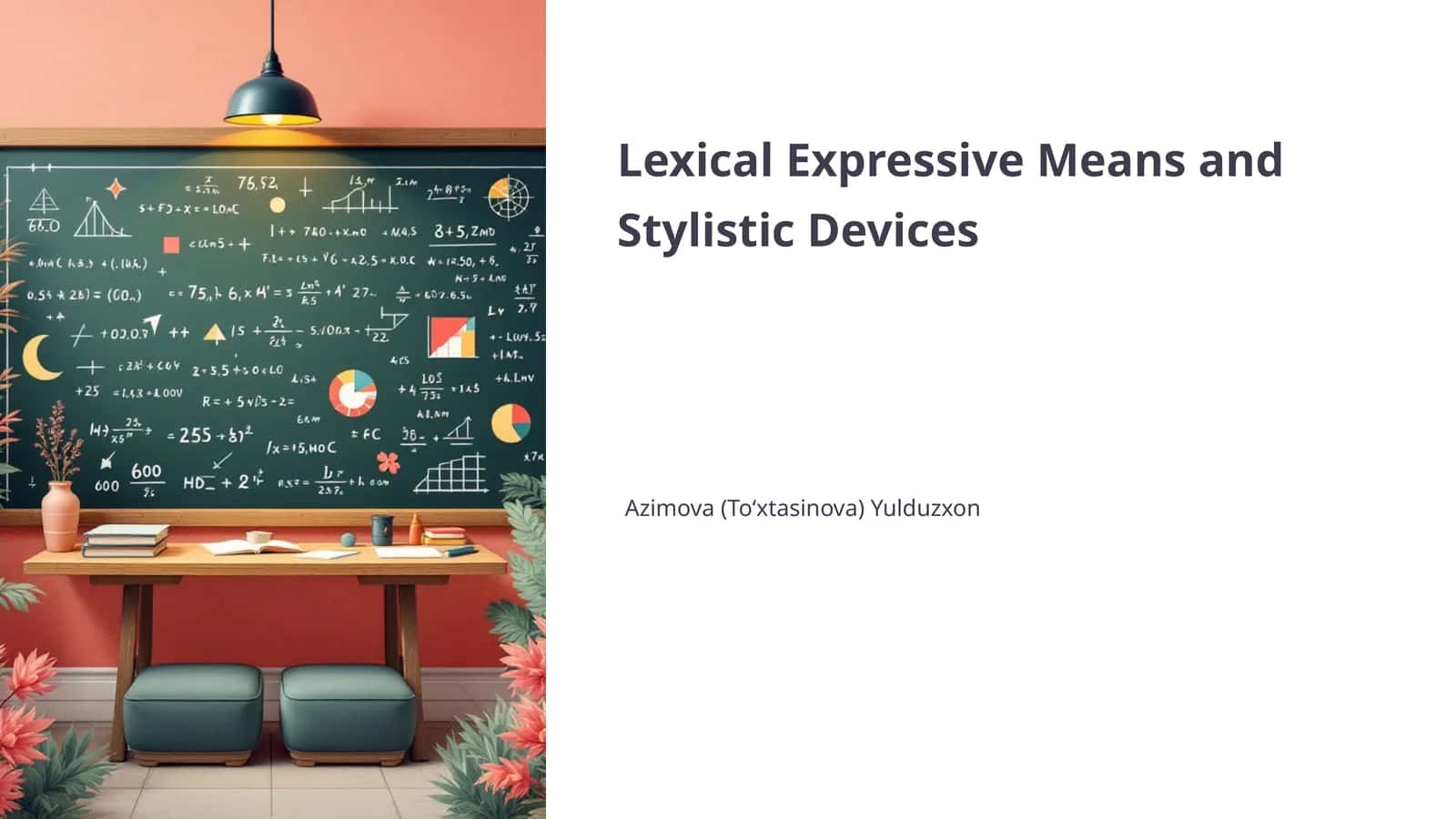 Lexical Expressive Means and Stylistic Devices 1
