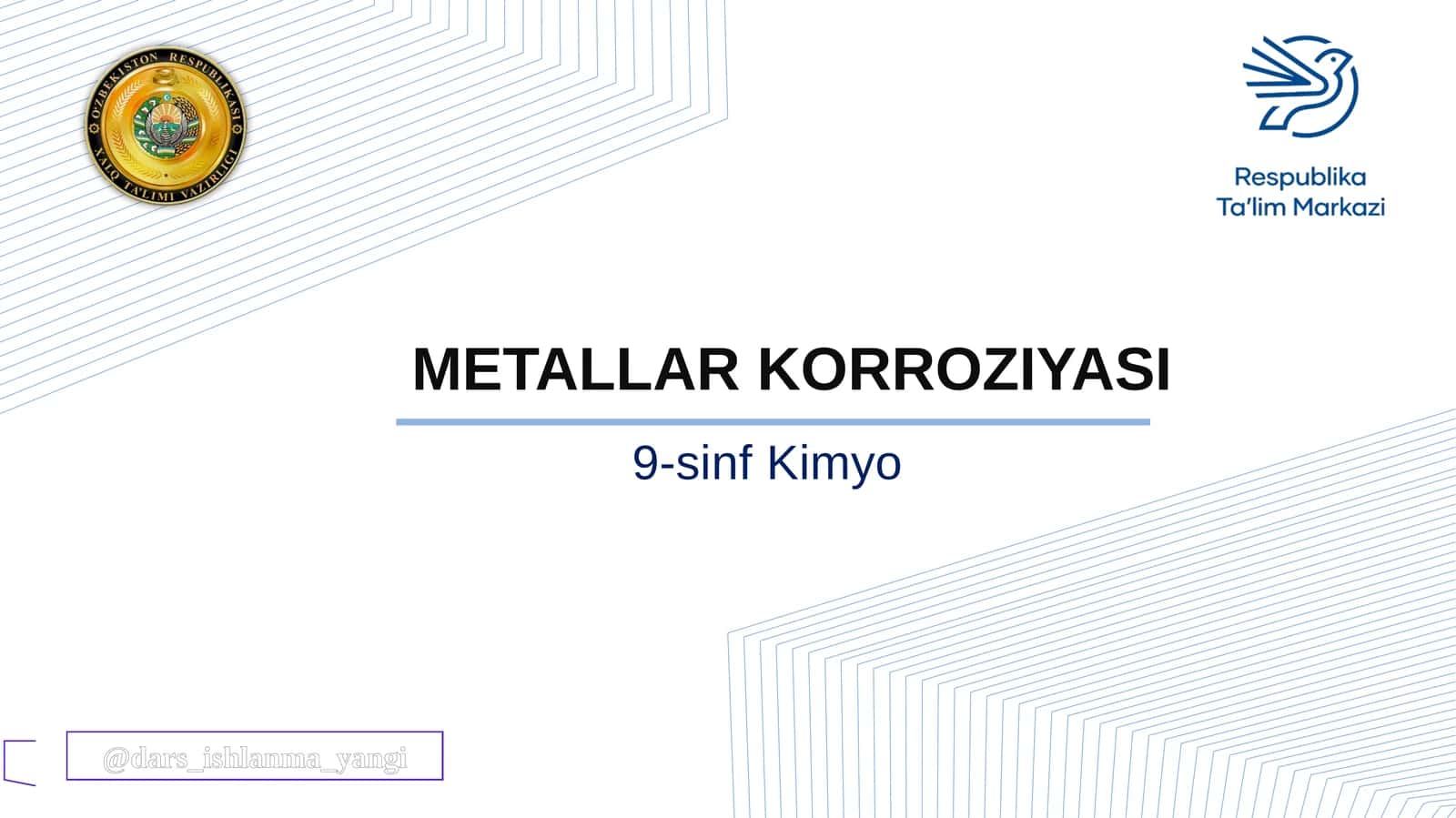 METALLAR KORROZIYASI 1