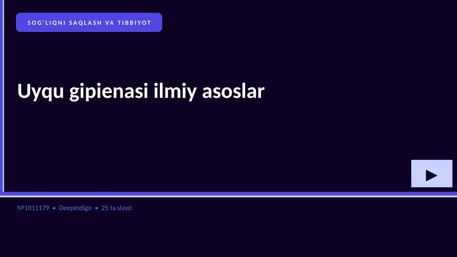 Uyqu gipienasi ilmiy asoslar 1