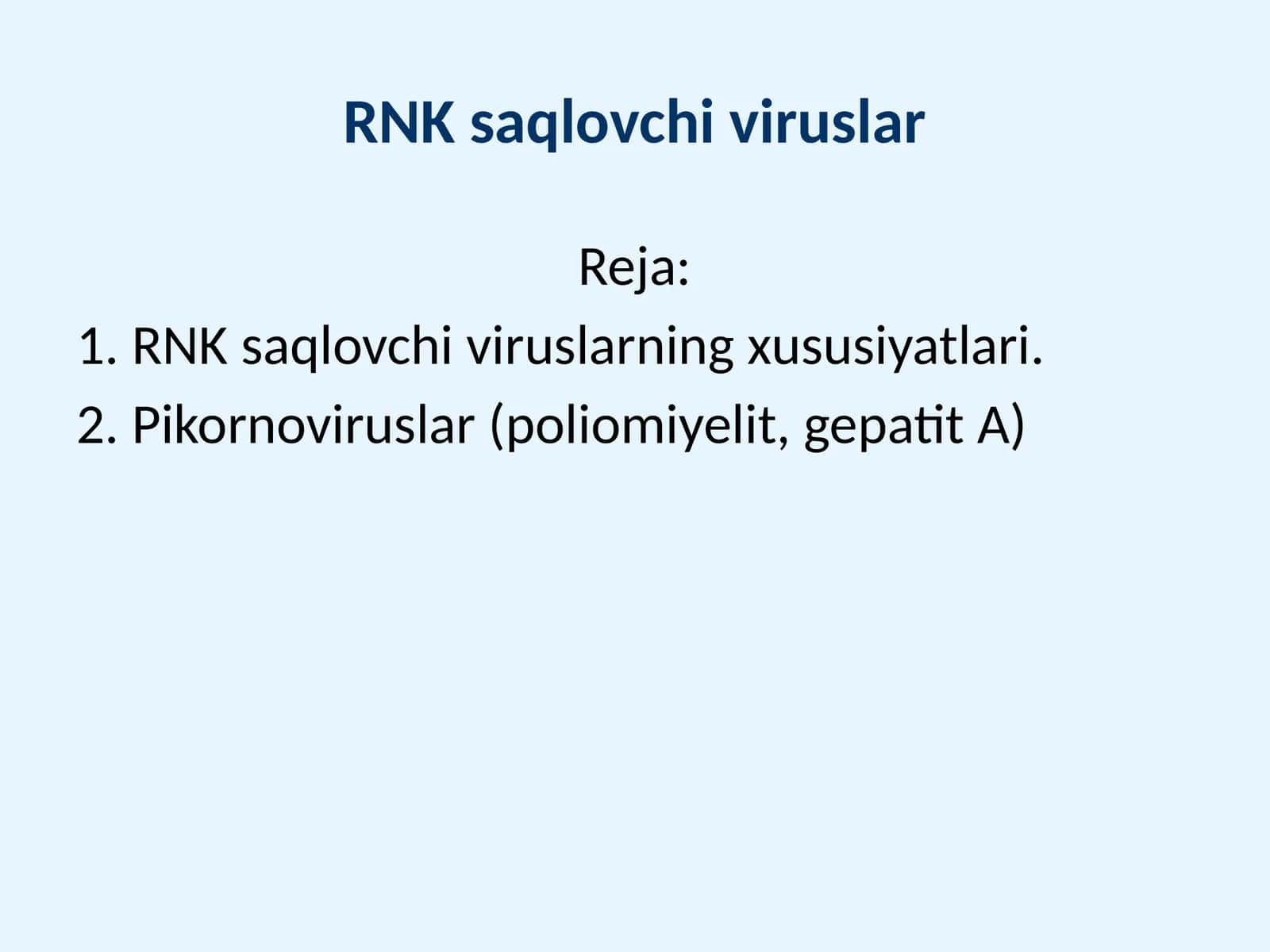 RNK saqlovchi viruslar 1