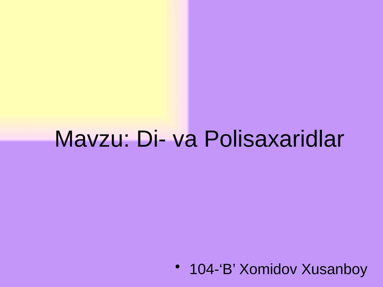 Disaxaridlar 1