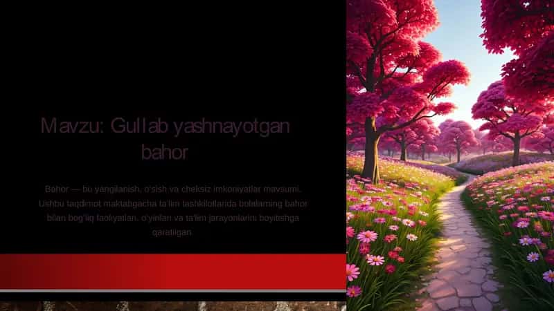 Gullab yashnayotgan bahor 1