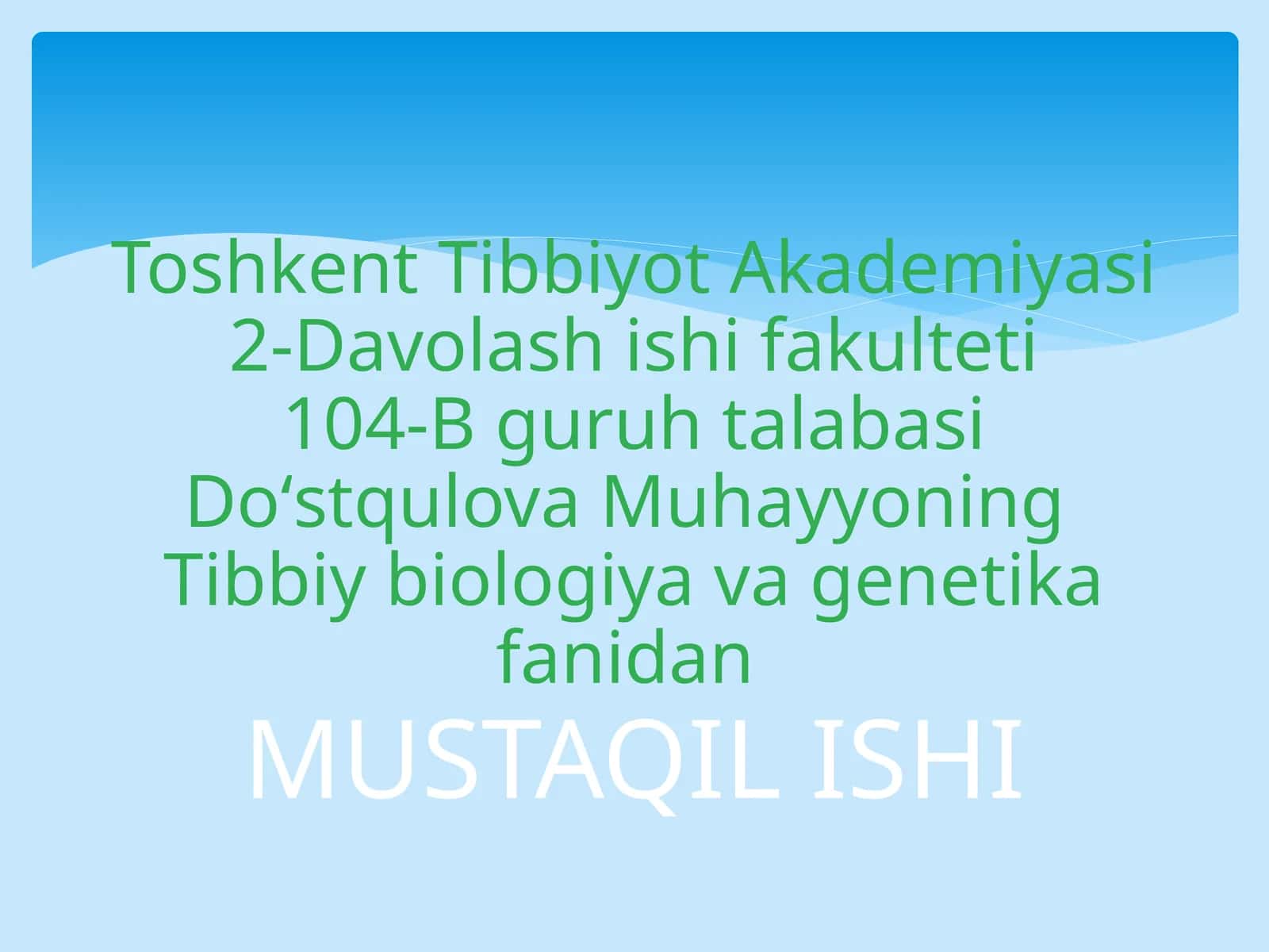 So’rg’ichlilar odam parazitlari 1