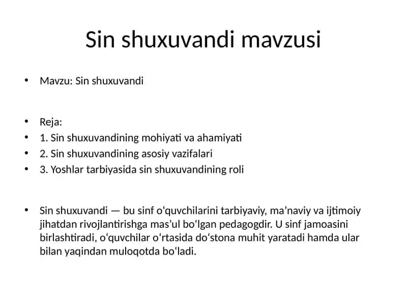 Sin shuxuvandi 1