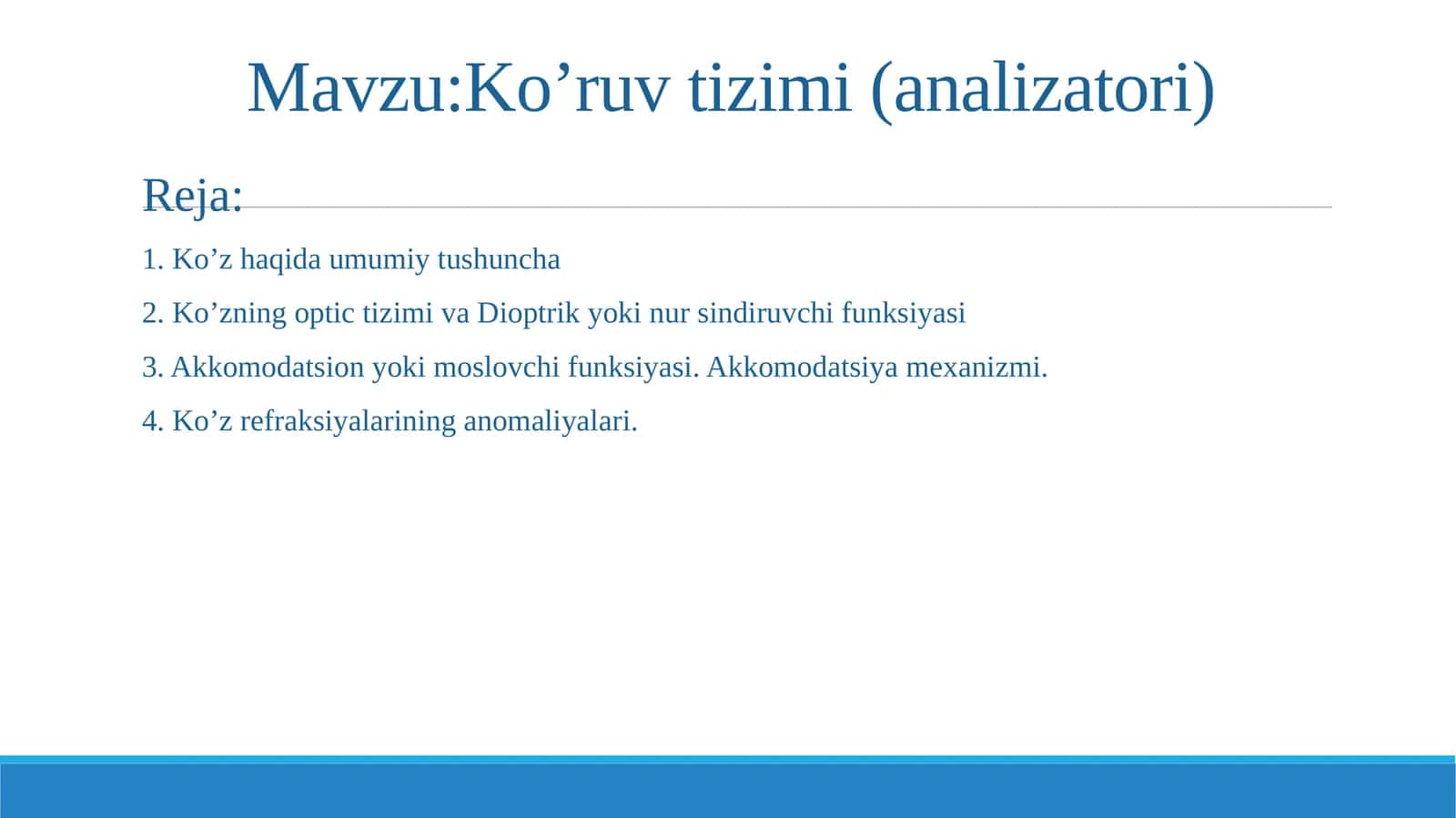 Ko’ruvtizimi(analizatori) 1