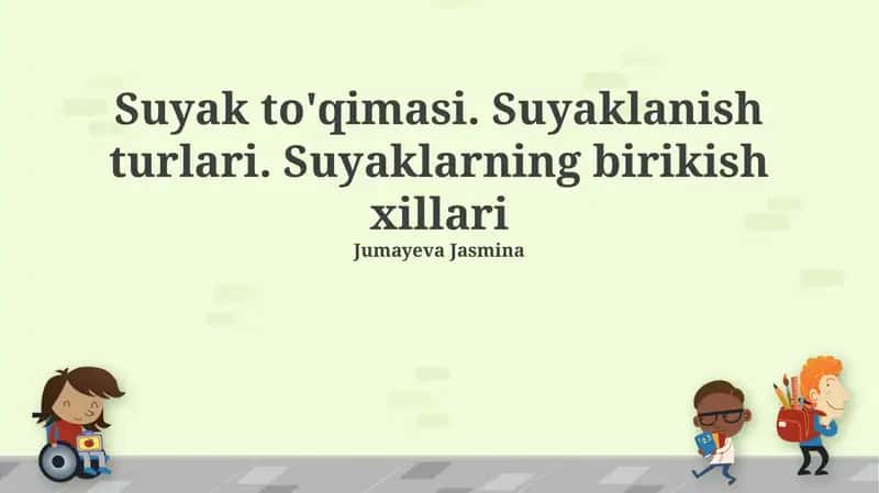 Suyak to'qimasi 1