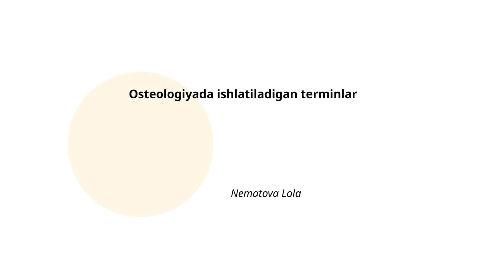 Suyaklar tuzilishi 1