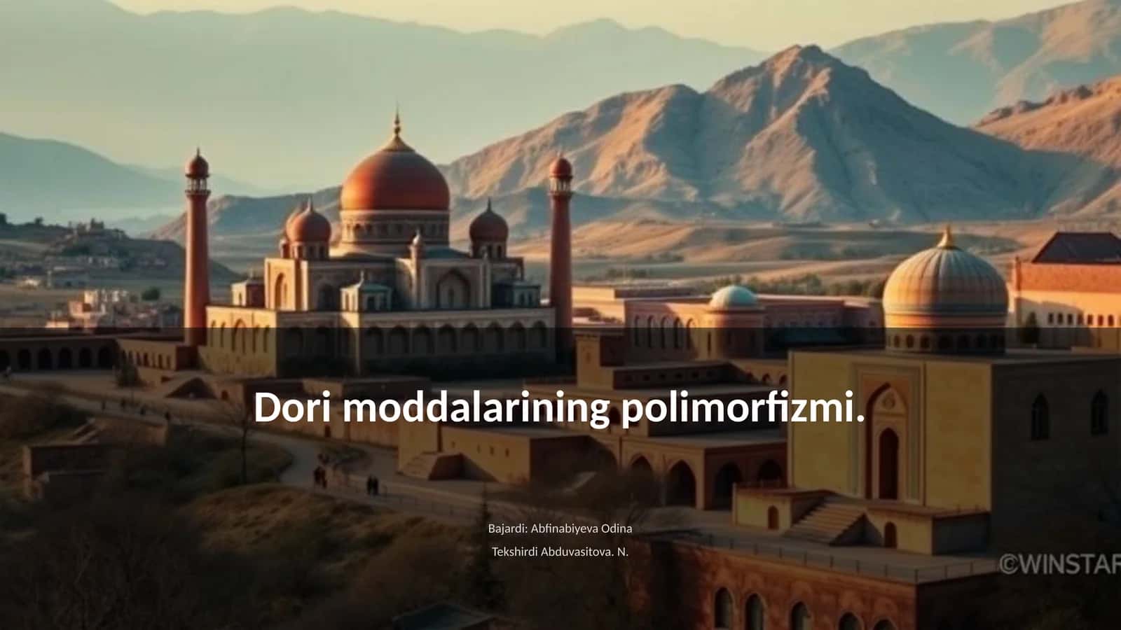 Dori moddalarining polimorfizmi 1