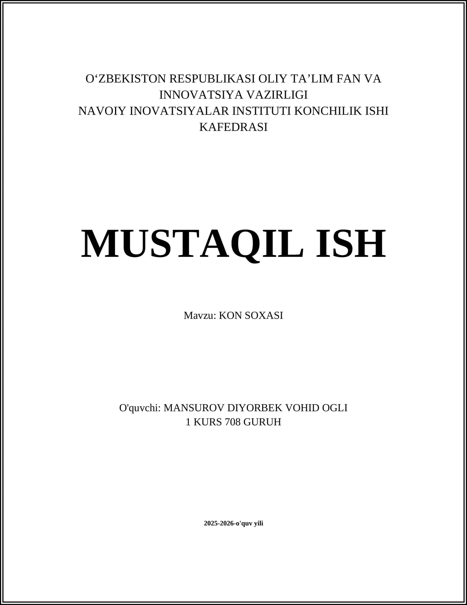 KON SOXASI 1