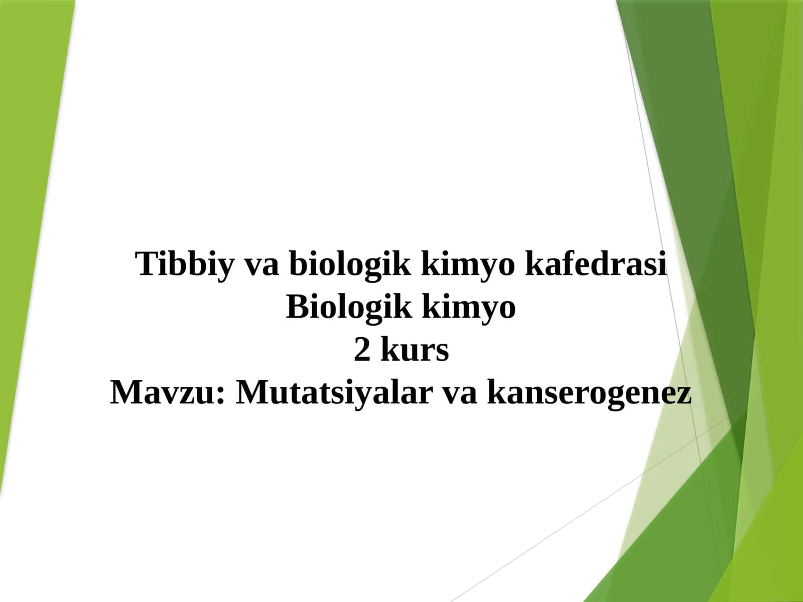 Mutatsiyalar va kanserogenez 1