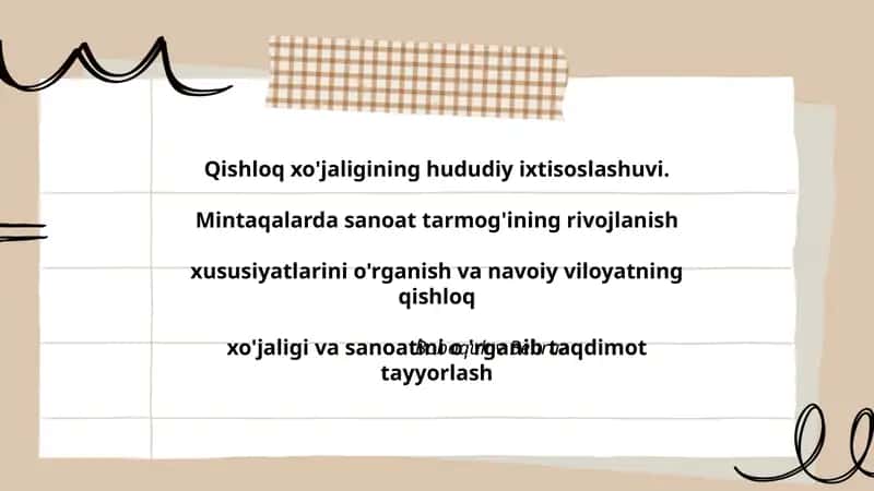 Qishloq xo'jaligining hududiy ixtisoslashuvi 1