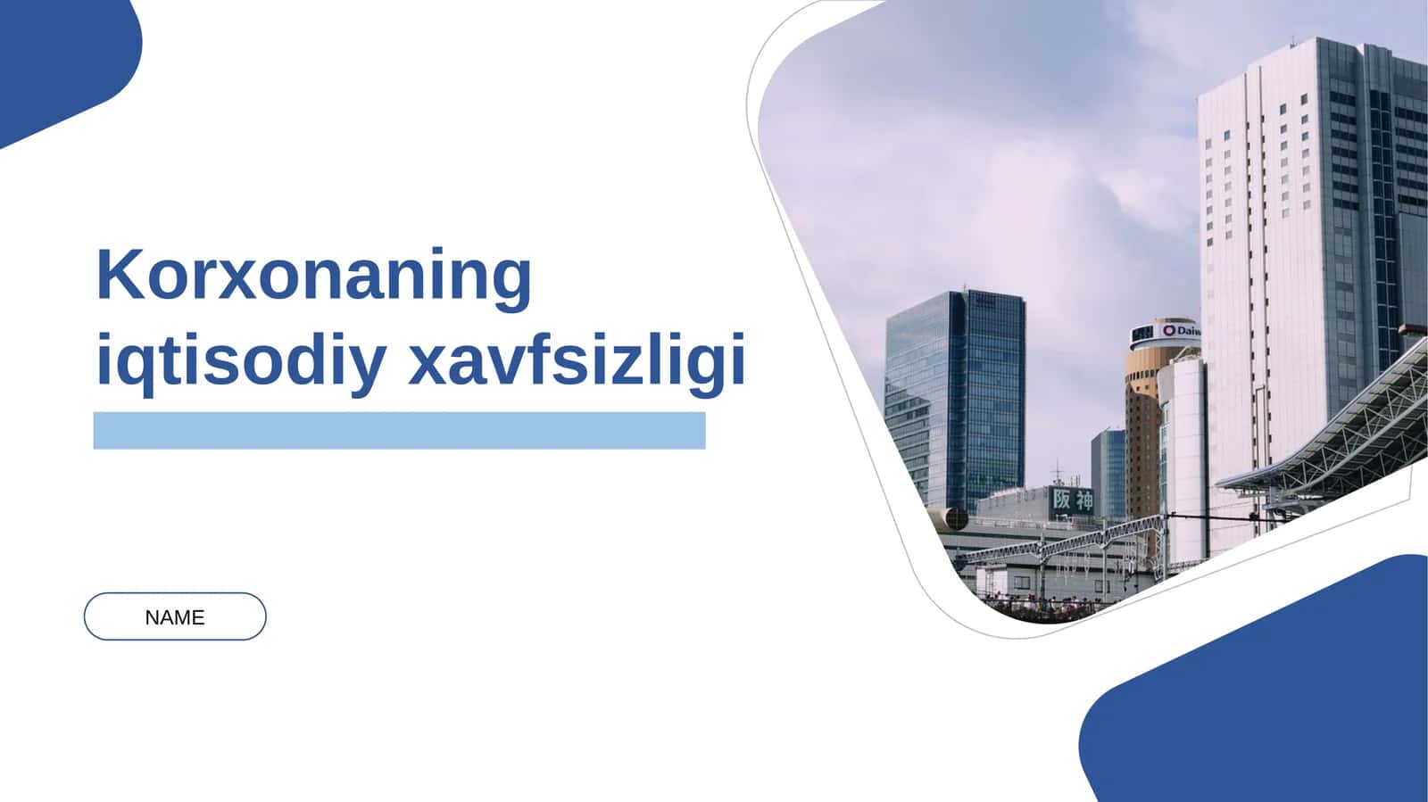 Korxonaning iqtisodiy xavfsizligi 1