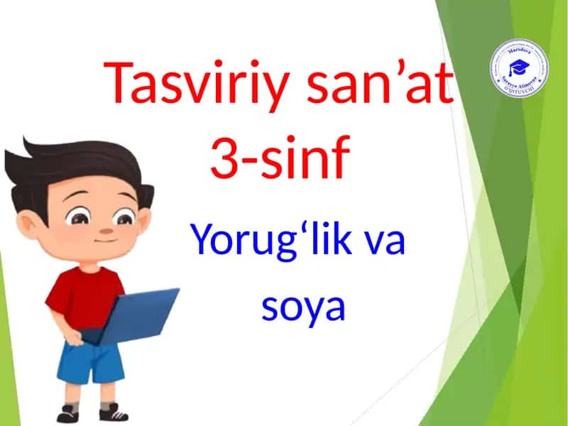 Tasviriysan’at3-sinf 1