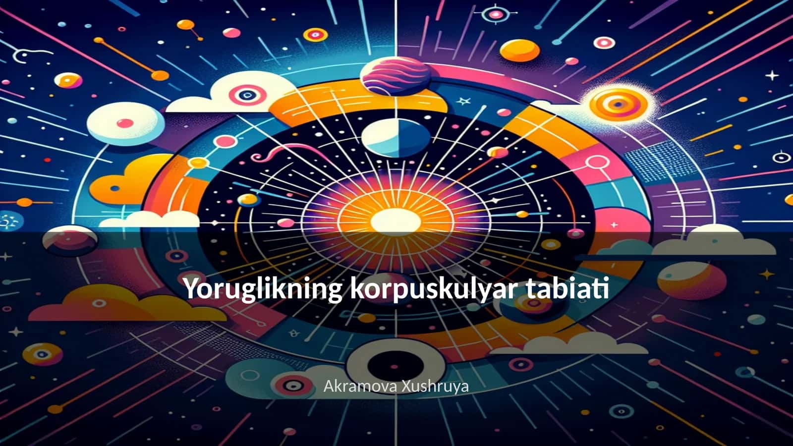 Yoruglikning korpuskulyar tabiati 1