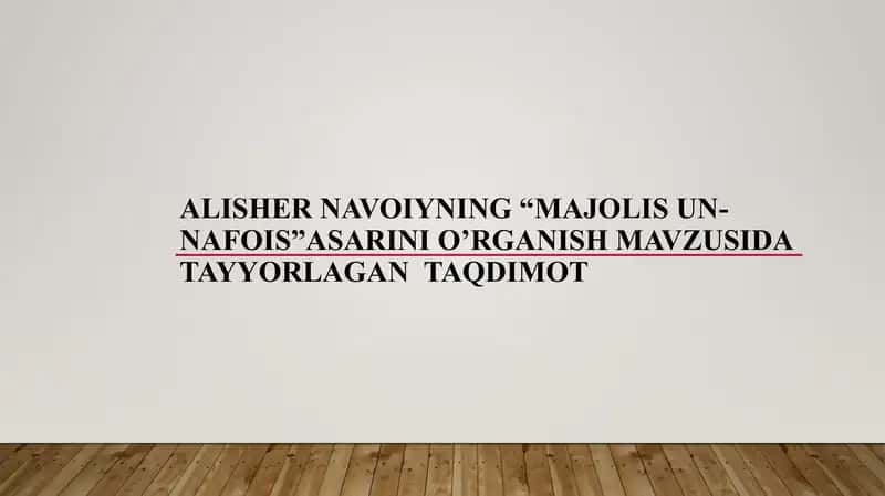 Majolis un-nafois asari 1