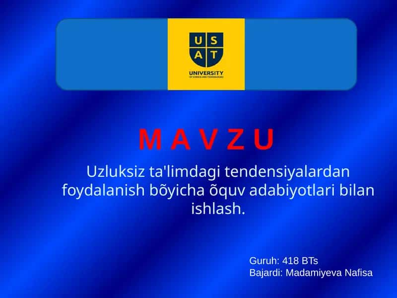 Xalq ta'limi tizimi 1