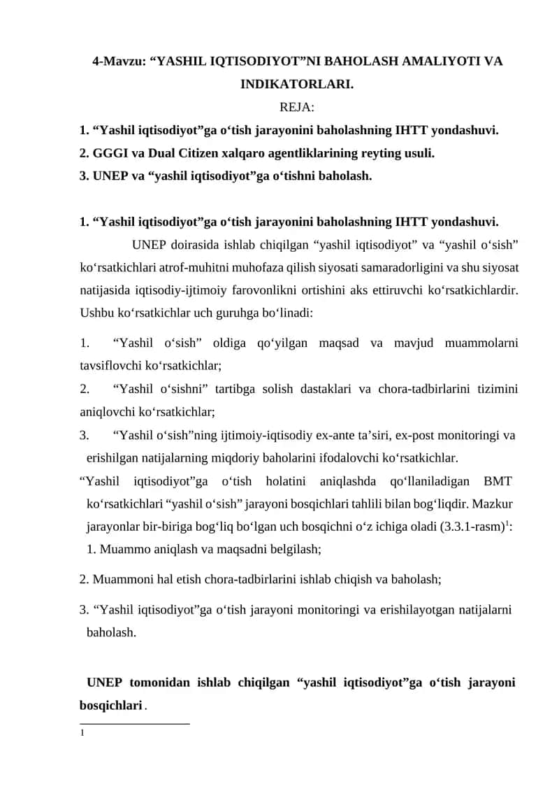 YASHIL IQTISODIYOT 1